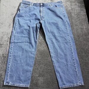 Levis 550 Jeans Mens 48x32 Blue Denim Medium Wash Relaxed Loose Fit Casual Pants